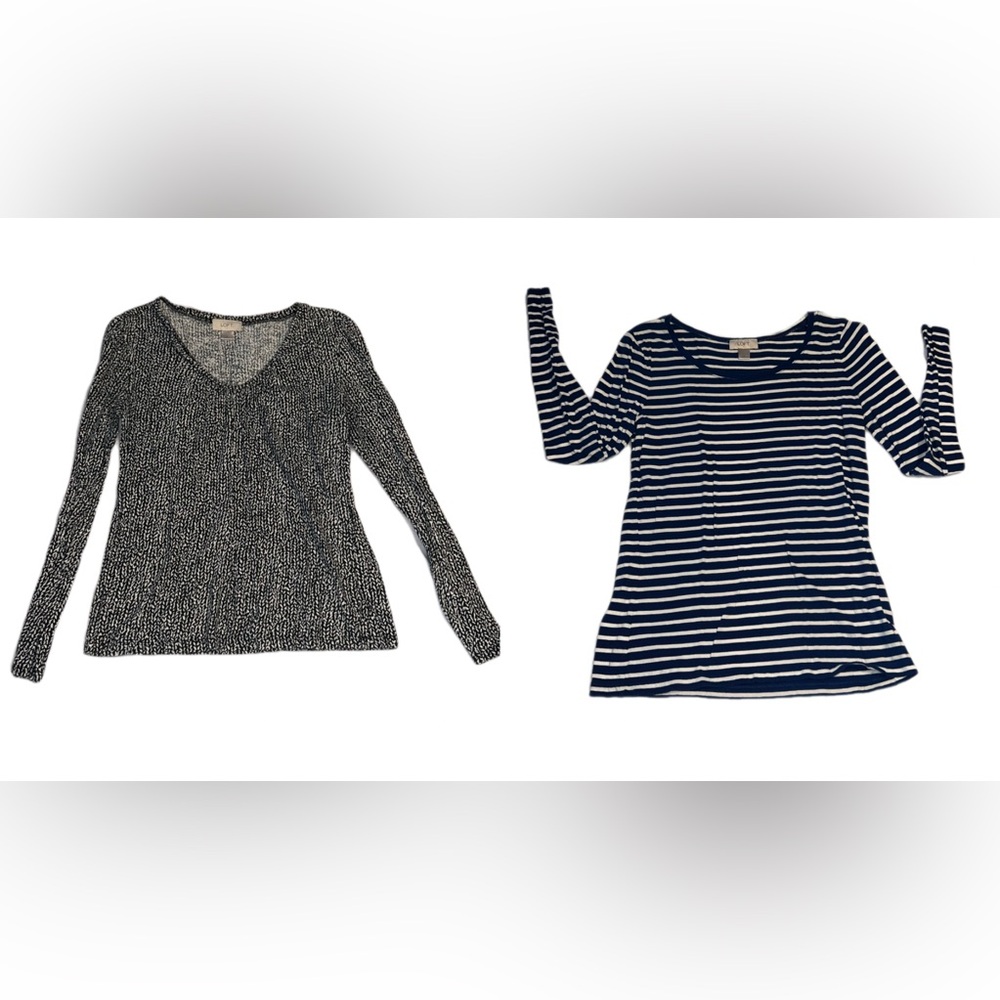 Two Loft Long Sleeve 100% Cotton T-Shirts Women’s Small
